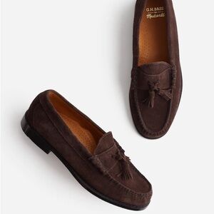 Madewell Dark Brown Tassel Loafers